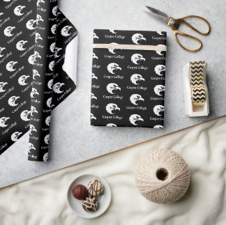 Casper College Text Logo Wrapping Paper