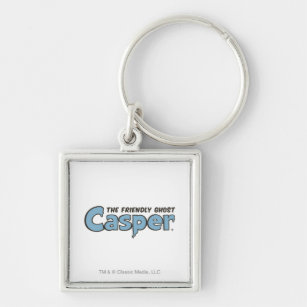 Casper the Friendly Ghost Blue Logo 2 Key Ring