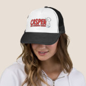 Casper the Friendly Ghost Red Logo 2 Trucker Hat (In Situ)