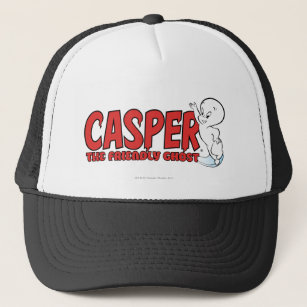 Casper the Friendly Ghost Red Logo 2 Trucker Hat