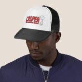 Casper the Friendly Ghost Red Logo 2 Trucker Hat (In Situ)