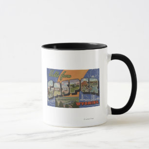 Casper, Wyoming - Large Letter Scenes Mug