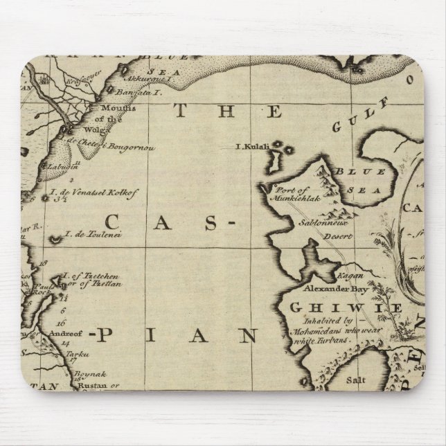 Caspian Sea Mouse Pad (Front)