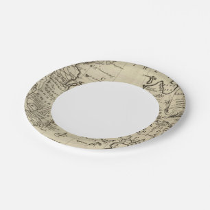 Caspian Sea Paper Plate
