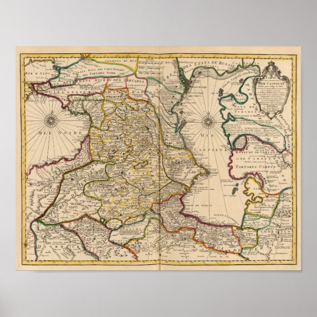 Caspian Sea Region Poster (Front)