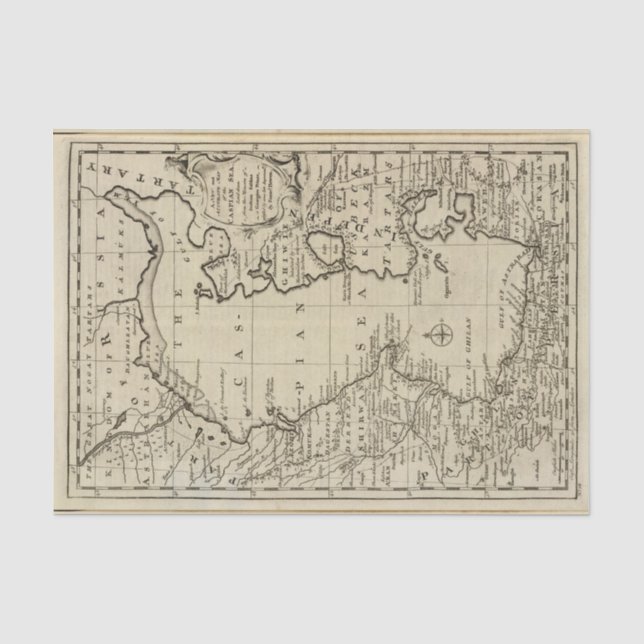 Caspian Sea Tissue Paper (Front)
