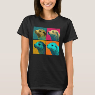 Caspian Seal Pop Illustration Colourful Animal Men T-Shirt