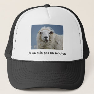Casquette "Je ne suis pas un mouton" Trucker Hat