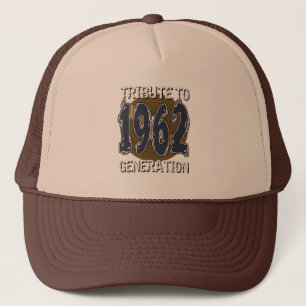 Casquette Tribute to 1962 generation anniversaire Trucker Hat