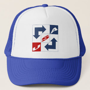 CASQUETTE TRUCKER BLANC ROYAL NEW DESIGN USA HAT
