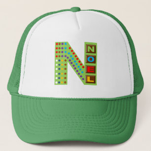 Casquette Trucker blanc/vert NOEL CHOCOLATBONBONS Hat
