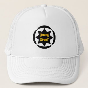 Casquette Trucker blanche AFRICA SPORT Hat