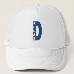 Casquette Trucker blanche DALLAS  Hat