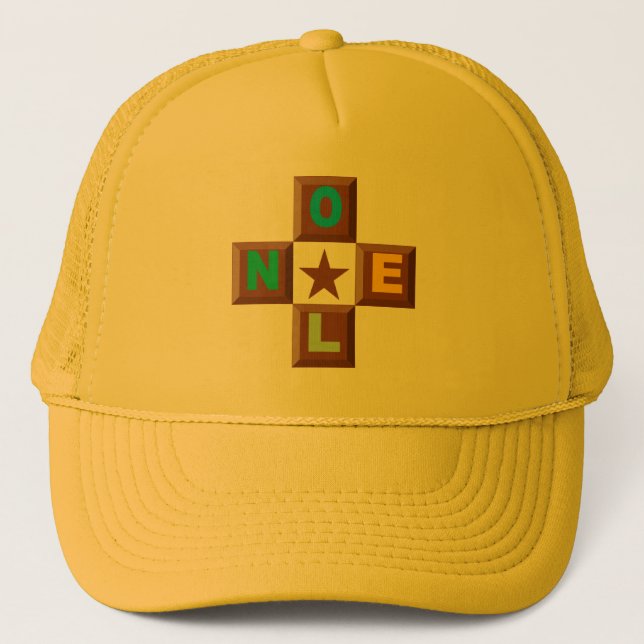 CASQUETTE TRUCKER NOEL CHOCOLAT STAR HAT (Front)