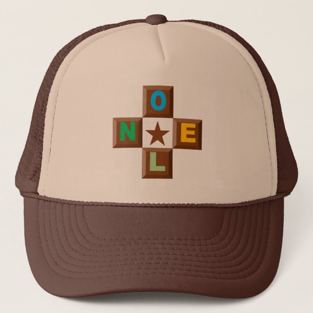CASQUETTE TRUCKER NOEL CHOCOLAT STAR HAT (Front)