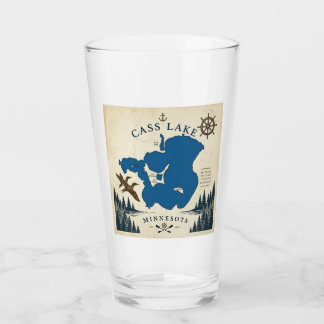 Cass Lake, Minnesota Vacation Home & Gifts Glass