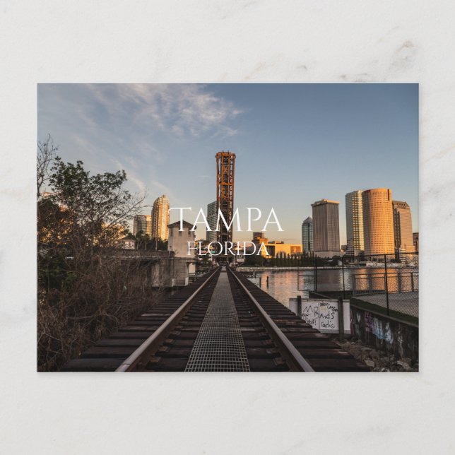 Cass Street Drawbridge Postcard (Front)