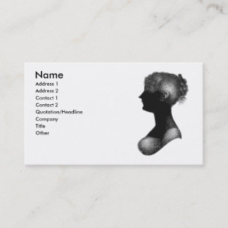 Cassandra Austen business card