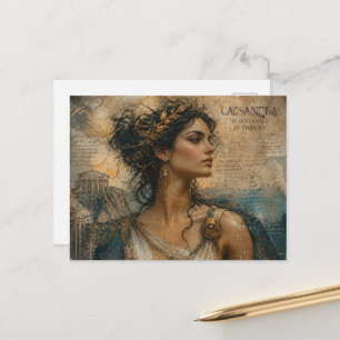 Cassandra Beautiful Greek Goddess Postcard
