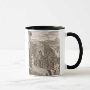 Cassandra Foretells the Trojans Their Fate and is Mug