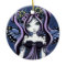 "Cassandra" Gothic Tattoo Flower Fairy Ornament