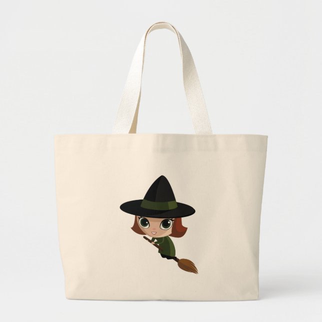 Cassandra the Witch Large Tote Bag (Front)