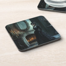 Cassandra Thinking Drinks Coaster