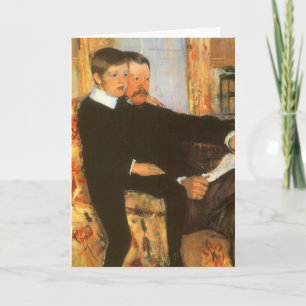 Cassat's Portrait; Father & Son Card