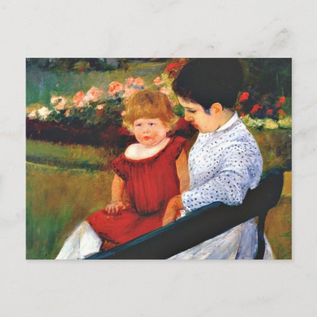Cassatt - In the Park Postcard (Front)