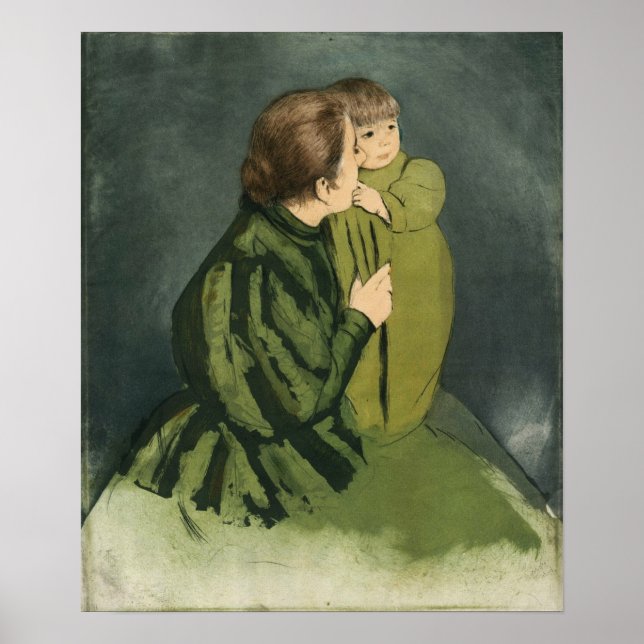 Cassatt - Peasant Mother and Child Poster (Front)