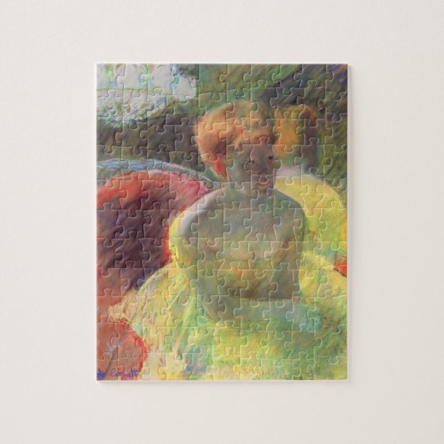 Cassatt's Lydia Leaning on Her Arms Planner Jigsaw Puzzle (Vertical)