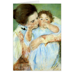 Cassatt's Mother & Child - Card