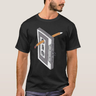 Cassette And A Pencil 70's 80's And 90's Vintage T-Shirt