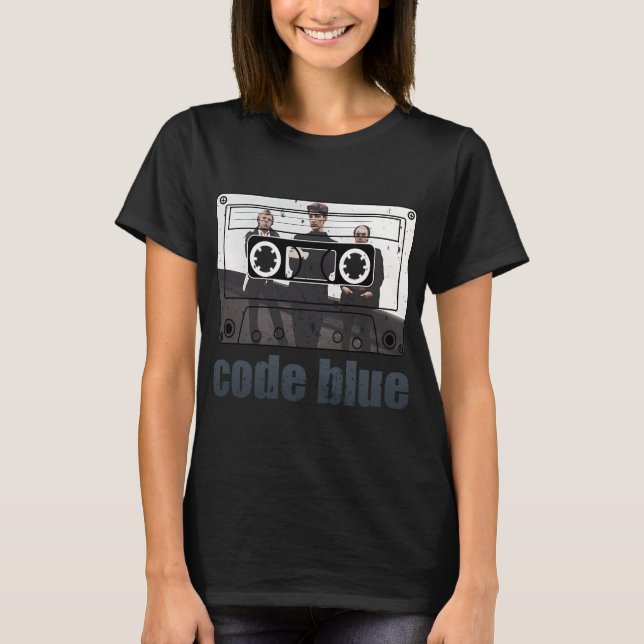CASSETTE CODE BLUE T-Shirt (Front)