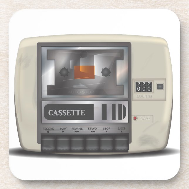 Cassette Deck Coaster (Front)