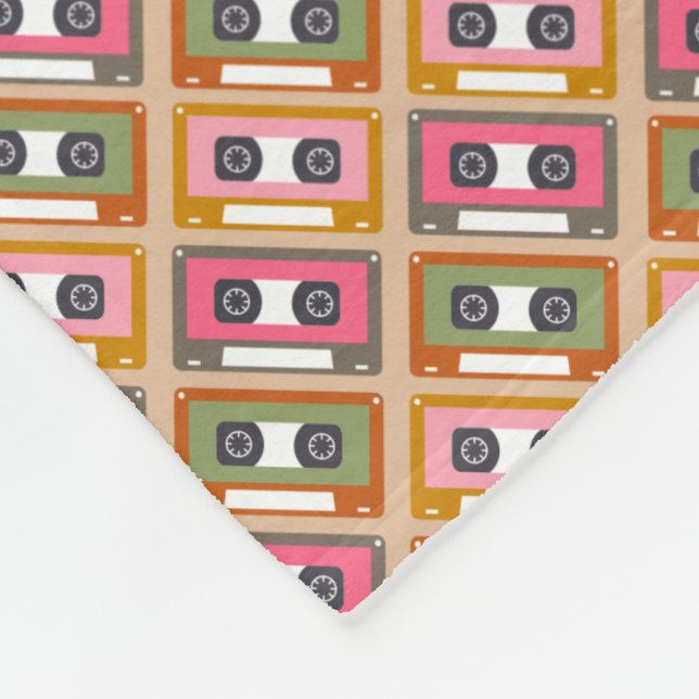 Cassette Fleece Blanket (Corner)