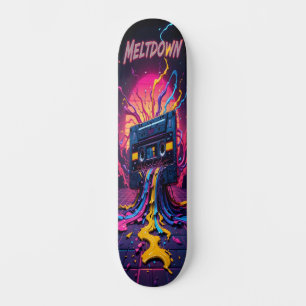 Cassette Meltdown - Retro Vibes Edition 3 Skateboard