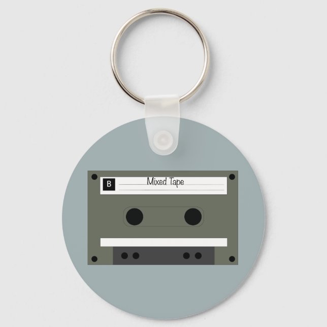 Cassette, Mixed Tape Key Ring (Front)