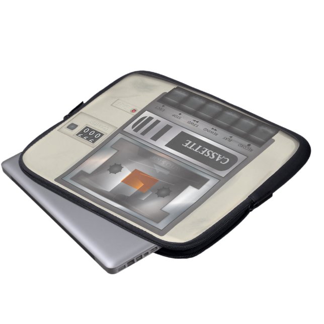 Cassette Player Laptop Sleeve (Front Bottom)