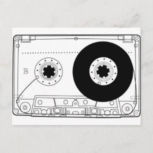 cassette retro graphic vintage t-shirt casette postcard