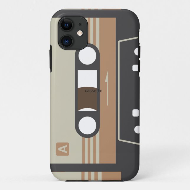 "Cassette Retro" iPhone Case - Nostalgic Protectio (Back)