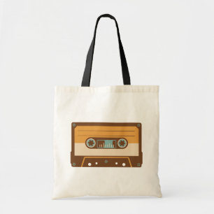 Cassette Tape Analogue Design Tote Bag