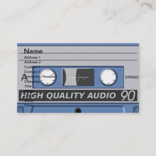 Cassette Tape Business Card