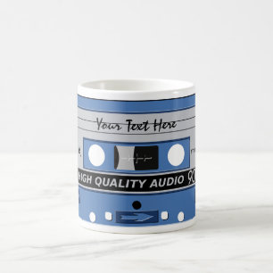 Cassette Tape custom mug - choose style