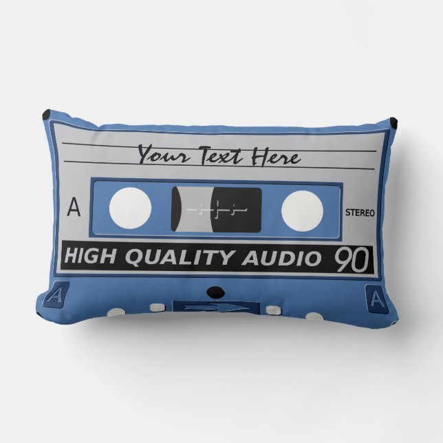 Cassette Tape custom throw pillow (Front)