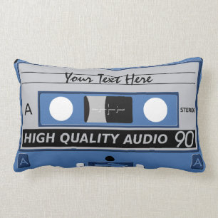 Cassette Tape custom throw pillow