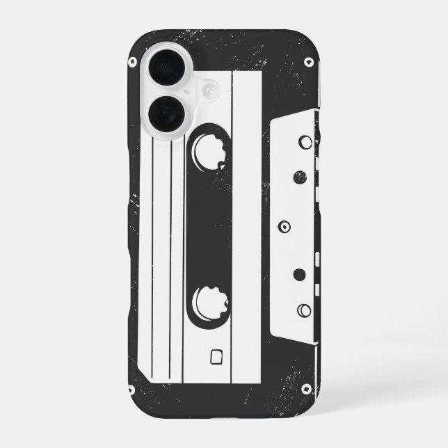 Cassette Tape iPhone 16 Case (Back)