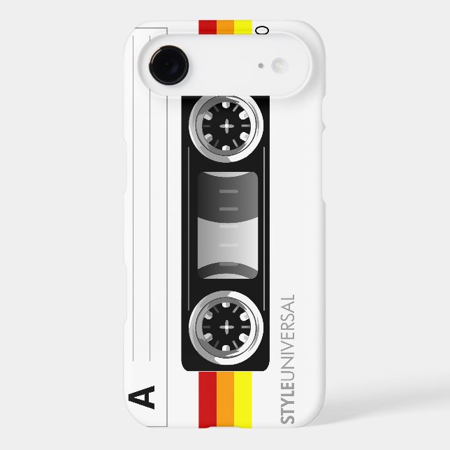 Cassette tape label iPhone 4 case (Back)