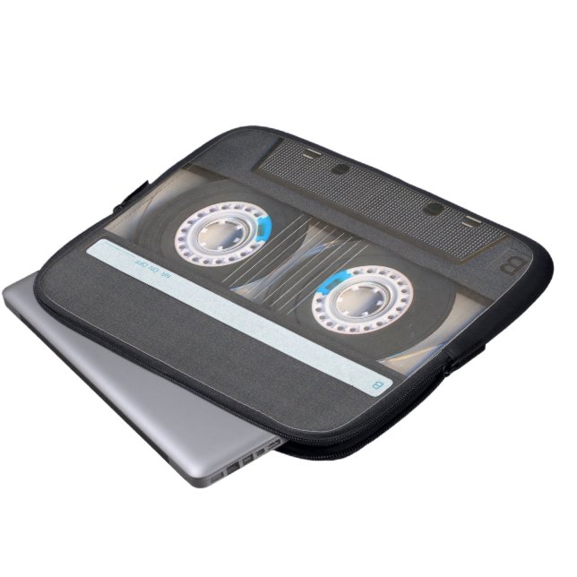 Cassette Tape Laptop Sleeve (Front Bottom)