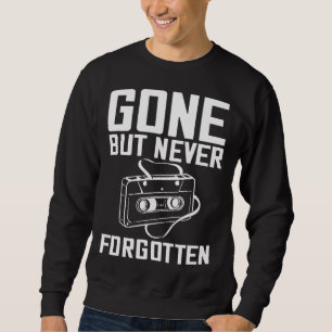 Cassette Tape Music Player Recorder Mix Audio Coll Sweatshirt